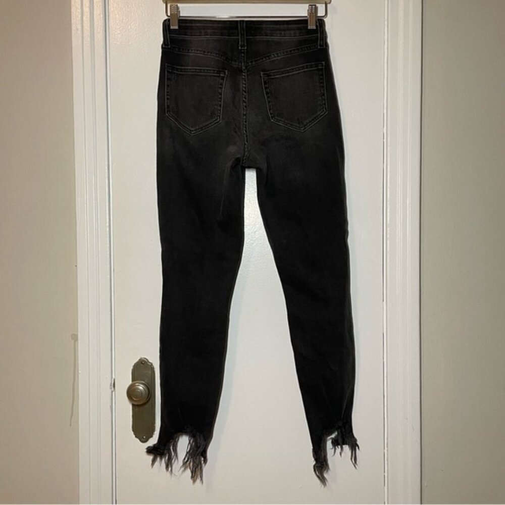 Lagence High Line Skinny High Rise Jeans in Nighttime Destruct Size 26 - Picture 6 of 14